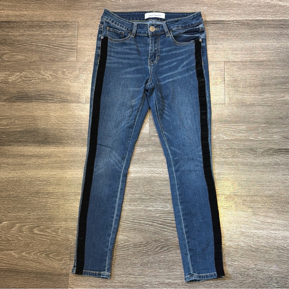 Ashley Mason Jeans Straight Skinny Blue Women’s 26